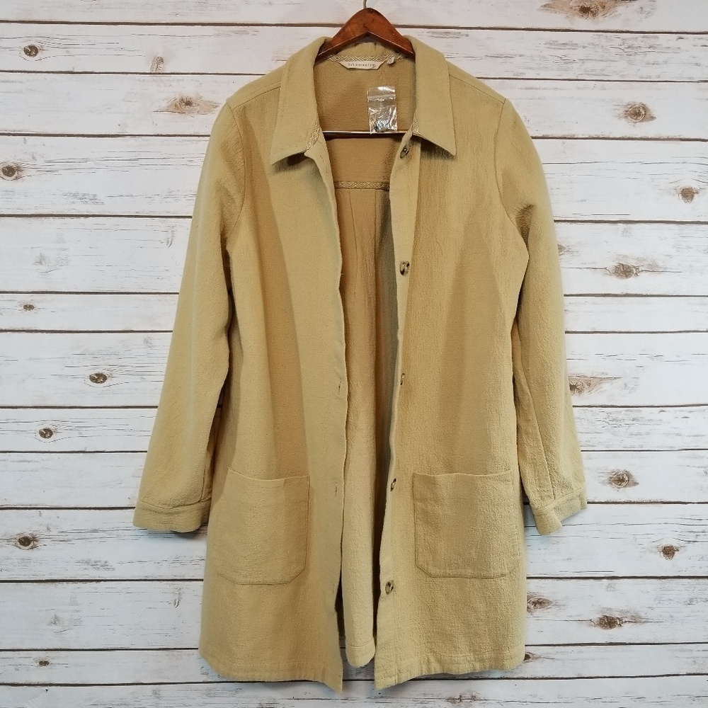Soft Surroundings Light Tan Trench Coat